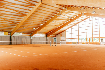 Tennishalle Berkheim Innenansicht